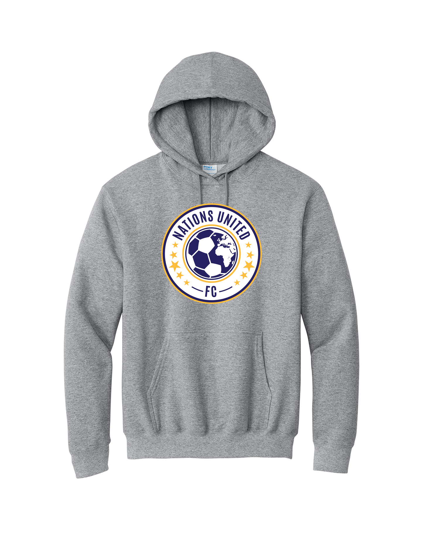 Men's NU Port & Company Hooded Sweatshirt