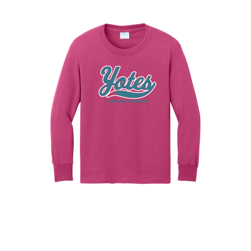 Youth Long Sleeve Yotes T-Shirt