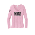 Whimsical Hornet Women's Long Sleeve V-Neck