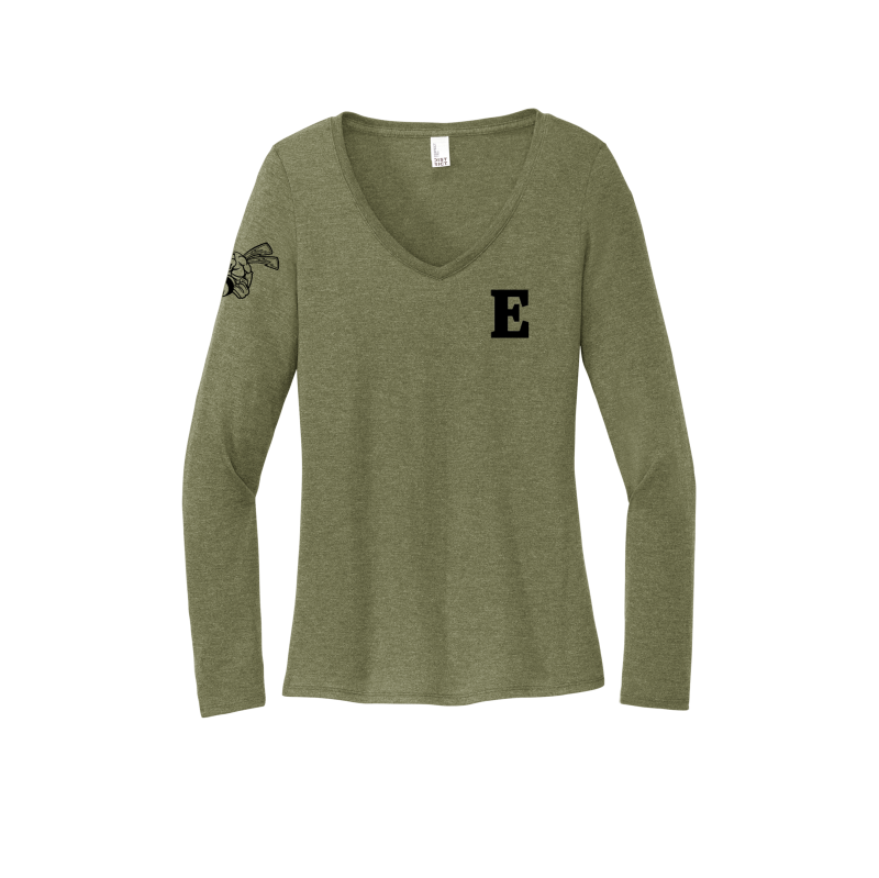 E Hornet Women's Long Sleeve V-Neck