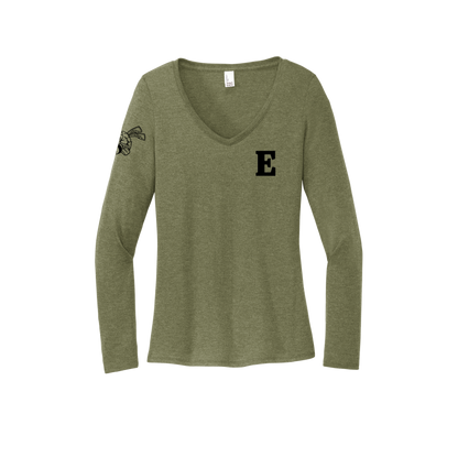 E Hornet Women's Long Sleeve V-Neck