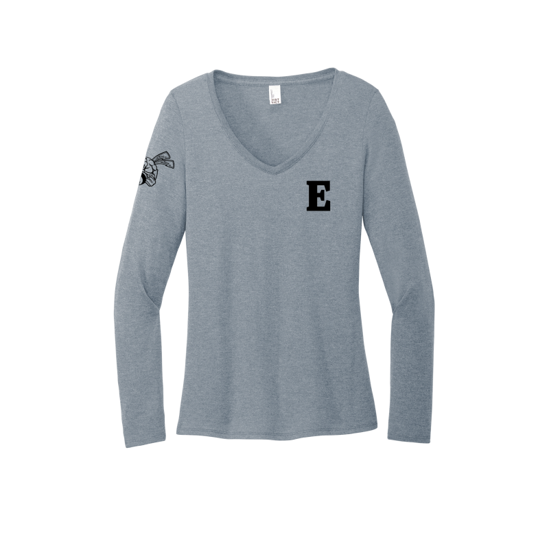 E Hornet Women's Long Sleeve V-Neck