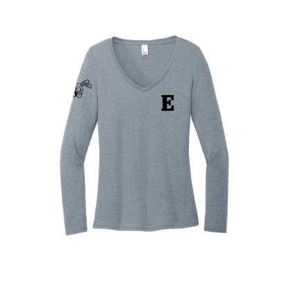 E Hornet Women's Long Sleeve V-Neck