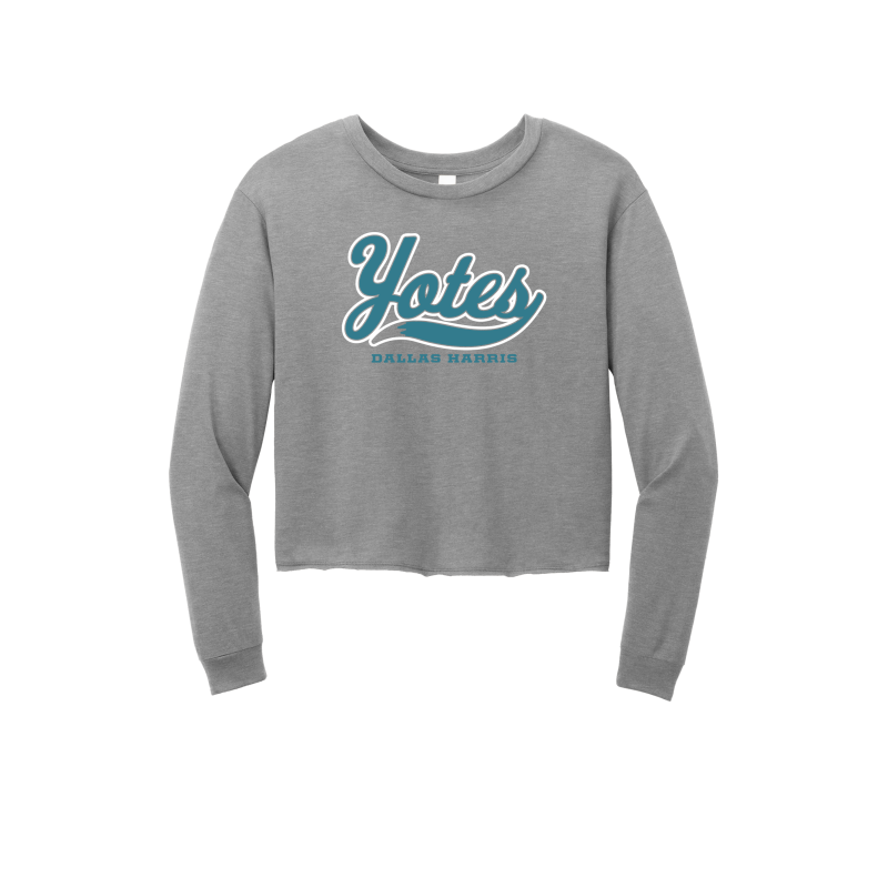 Women's Yotes Long Sleeve Crop Tee