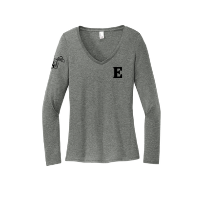 E Hornet Women's Long Sleeve V-Neck