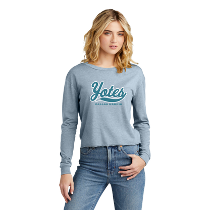 Women's Yotes Long Sleeve Crop Tee