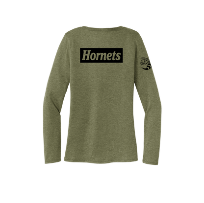 E Hornet Women's Long Sleeve V-Neck