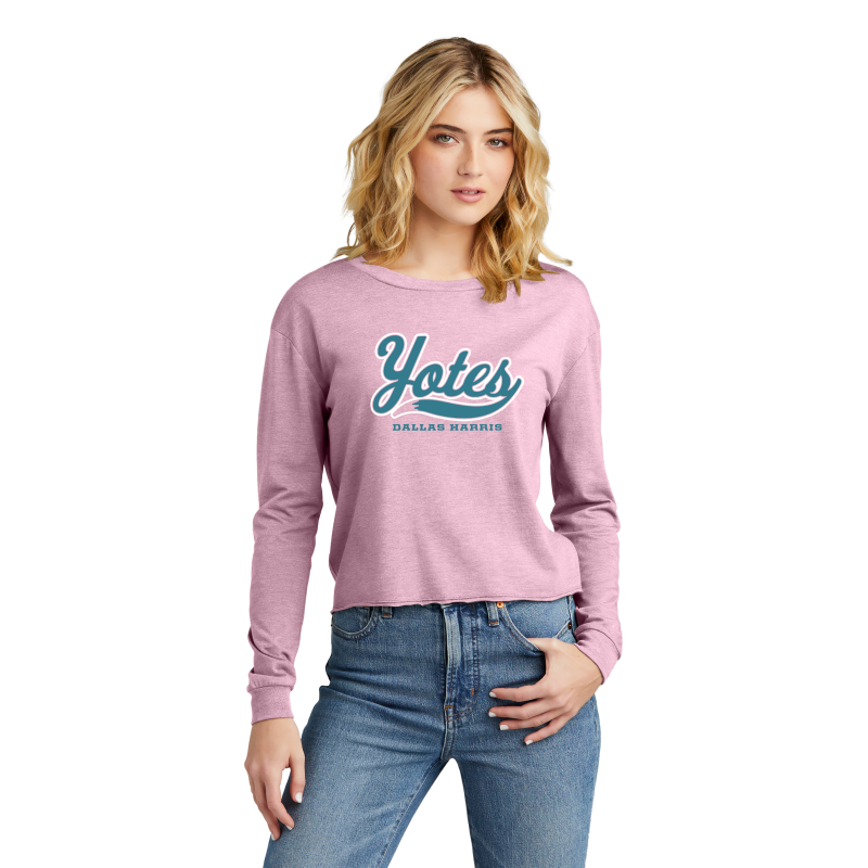 Women's Yotes Long Sleeve Crop Tee