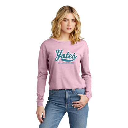 Women's Yotes Long Sleeve Crop Tee