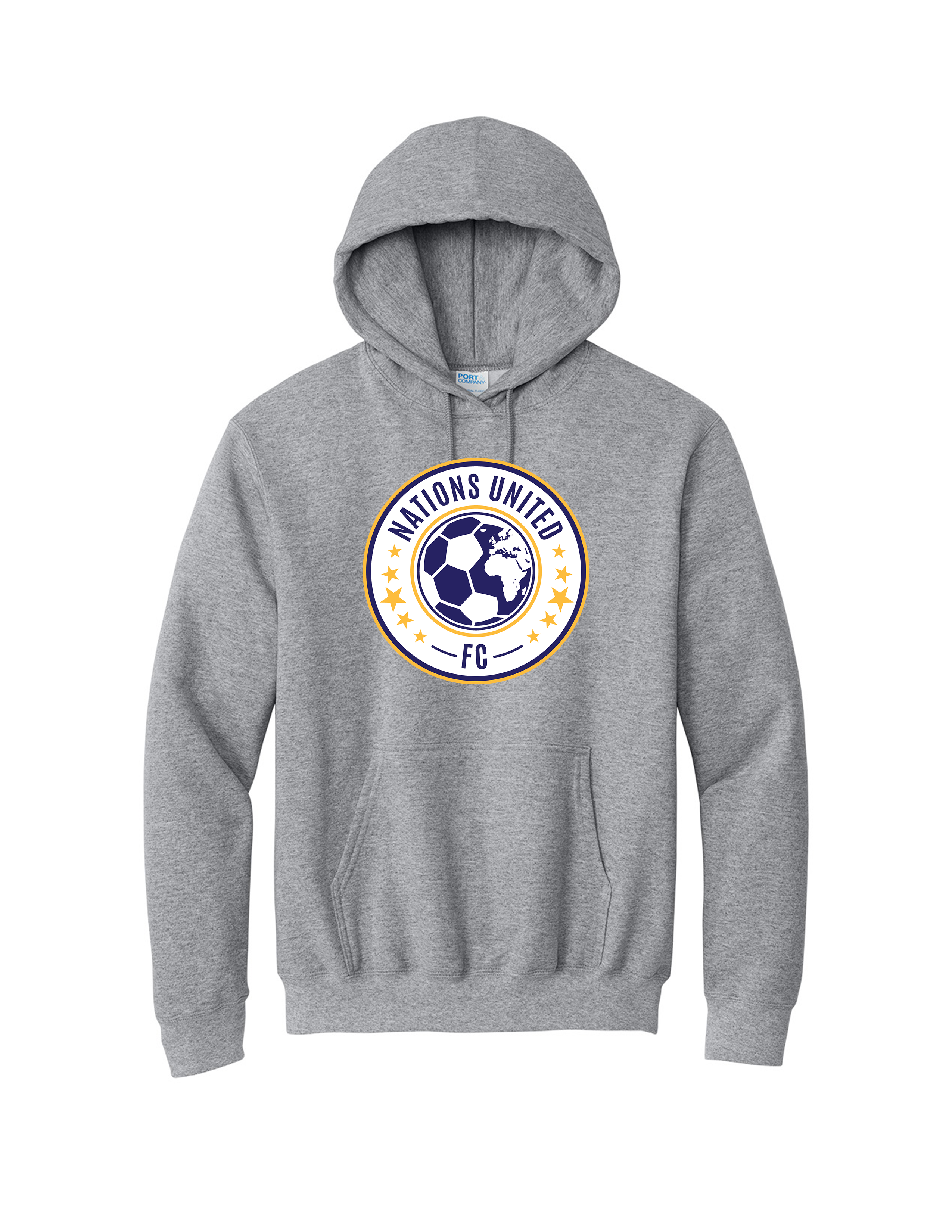Men's NU Port & Company Hooded Sweatshirt
